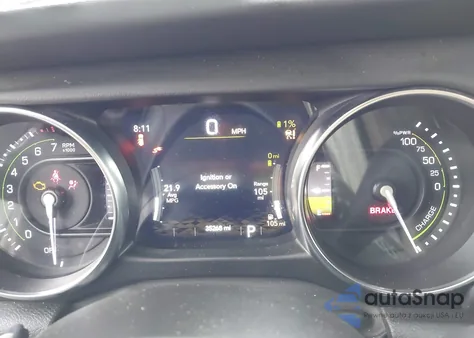 2022 Jeep Wrangler 4Xe Unlimited Sahara 4X4 из США, поврежденный, VIN 1C4JJXP6XNW186817